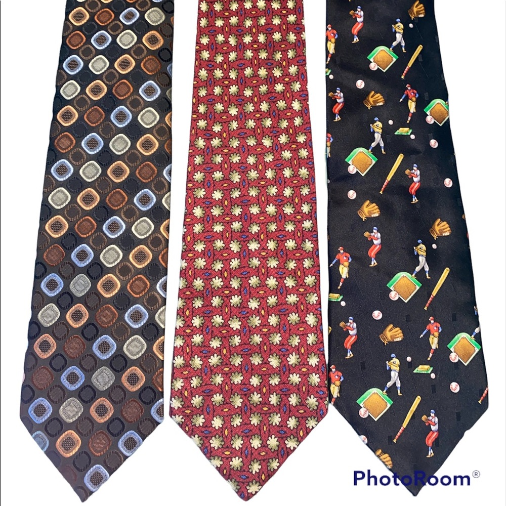 Three men’s ties.